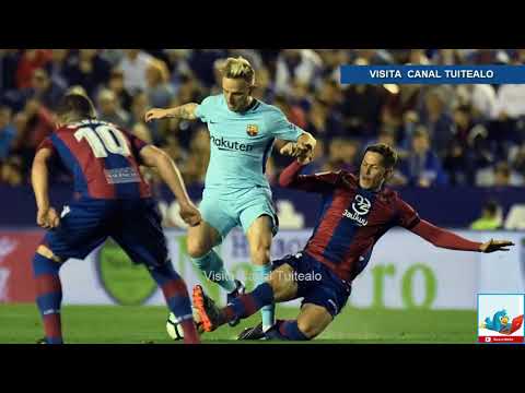 Levante acaba con el invicto de Barcelona al vencer 5-4 en partidazo de la liga Video