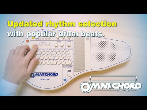 Immagine Suzuki Omnichord OM-108 Electronic Autoharp - Ivory - 13