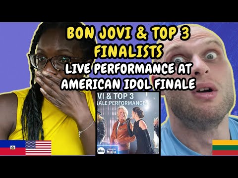 REACTION TO Bon Jovi Live Performance With Top 3 Finalists (American Idol 2024) | FIRST TIME HEARING