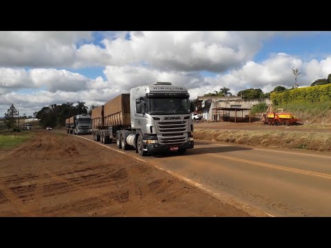 Scania P470 , Iveco 460 & Volvo 420 , passando na BR 522