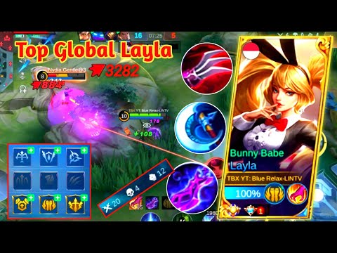 20 Kills Layla - Layla Build $ Emblem - Layla Insane Damage Lifesteal Build - MLBB