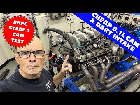 CHEAP 8.1L CAM TEST-HOW TO ADD 30 HP AND 30 LB-FT FOR TOWING. 8.1L DART CARB INTAKE VS EFI-WHO WINS?