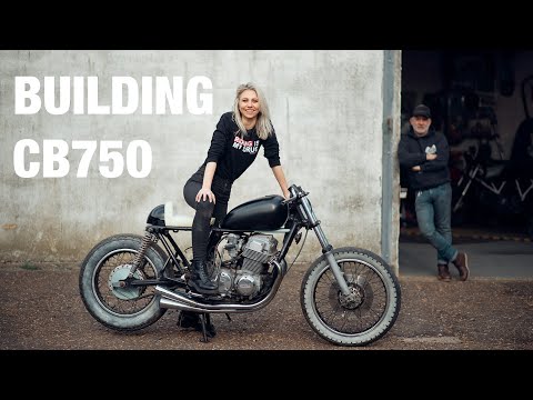 BUILDING MY FIRST MOTORCYCLE - EP 3 / EXHAUST / HONDA CB750 / Custom Series by TOMBOY A BIT