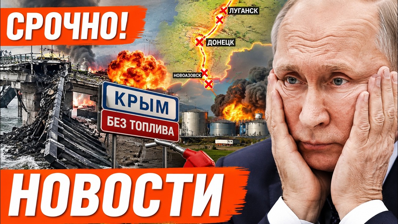 Путин В ПРИПАДКЕ! ВСУ ПЕРЕРЕЗАЛИ логистику! Россия теряет мосты, склады и зав