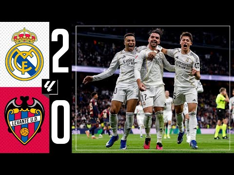 RESUMEN | Real Madrid 2-0 Levante | LaLiga
