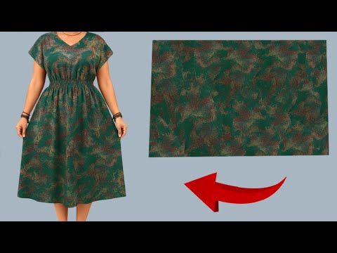✂️Only 1 meter fabric and Sew in 10 minutes✂️Even if you are not a tailor then this is for you 📐