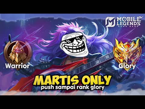 Namatin Mobile Legends tapi Martis only sampai Mythical Glory