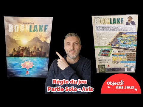 Boonlake Comment jouer une partie solo avec vidéo règle du jeu de société. Super Meeple