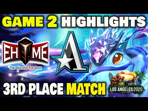 EHOME VS ASTER GAME 2 ESL One Los Angeles 2020 China Closed Qualifier 3rd Place