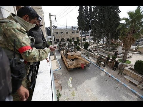 RAW Turkey takes complete control of Afrin Syria Kurdish Fighters Ousted March 24 2018 News Video