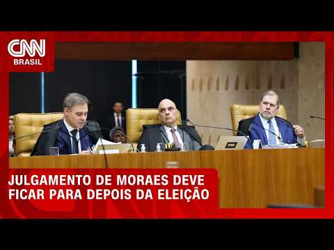 Julgamento sobre futuro de Moraes pode ficar parado no STF até dezembro | CNN NOVO DIA