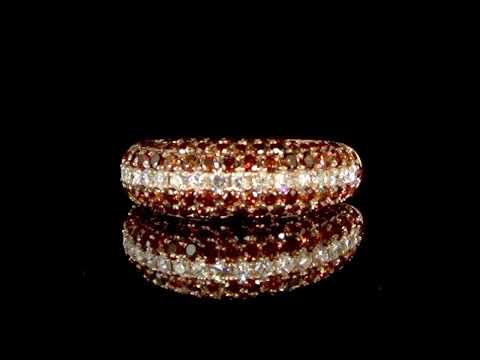14k Rose Gold 1.76ct (TDW) Fancy Brown Diamond Ring