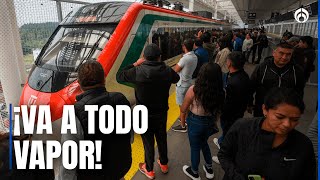 ¡Se llena! Tren Interurbano entusiasma a CDMX y Toluca en su segundo día