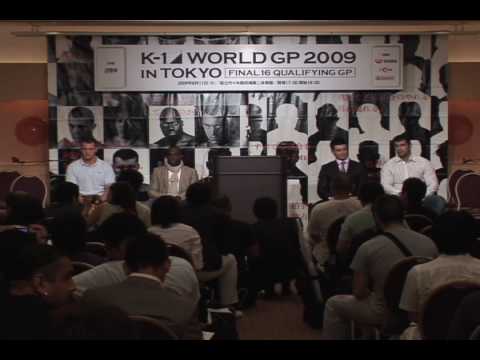 K-1 WORLD GP 2009 IN TOKYO - Press Conference 3/4 - Aug.10