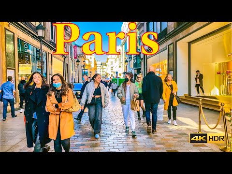 Paris walking tour 4K | A walk around Saint-Lazare in 4K  | Paris 4K | A Walk In Paris