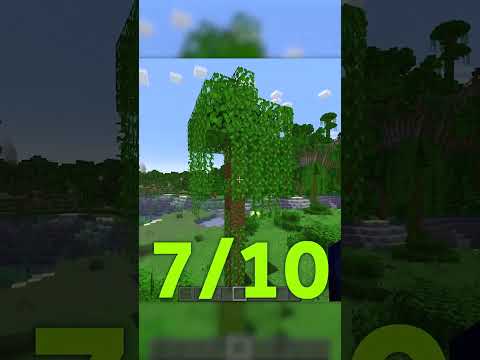 Ranking EVERY Minecraft TREE in 60 Seconds! #shorts