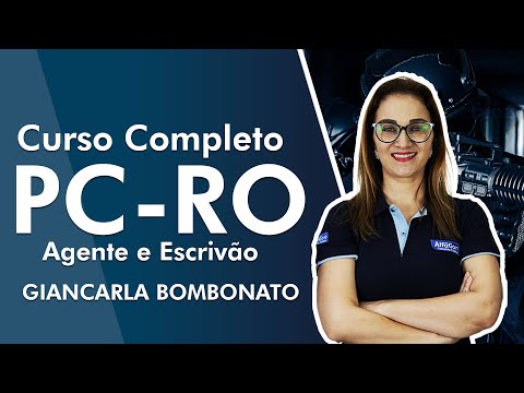 Curso Completo PC RO 2022 - Agente e Escrivão - Língua Portuguesa - AlfaCon