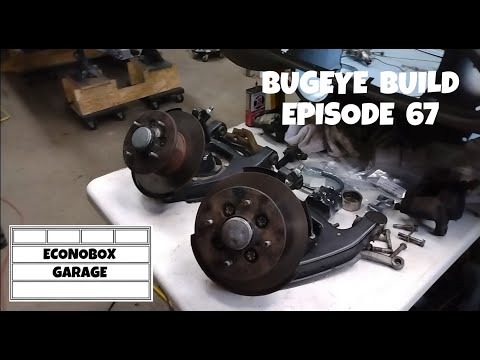How to rebuild the Sprite's front hubs and select the correct steering arms. Bugeye Build Episode 67