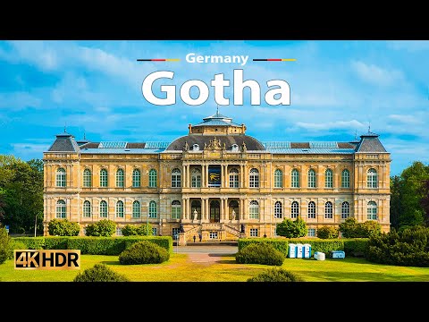 Gotha, Germany ???????? Walking Tour, 2023 ☀️ 4K HDR | Exploring the Beautiful German Town