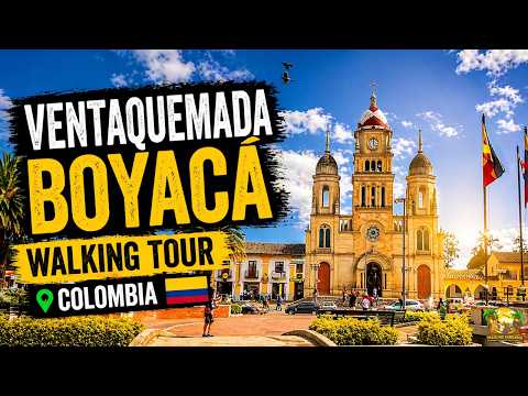 4K Ventaquemada Boyacá Colombia Walking Tour