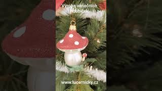 Sada vianočných hubiek 2025 PINDRUŠA 7 ks
