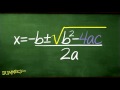 How to Use the Quadratic Formula to Solve Algebraic Equations For Dummies