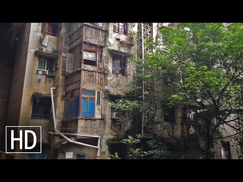 [HD] Caminhada em Chongqing, China | Selva urbana | Bairros rústicos ao longo da estrada Tushan | Cidade de Chongqing, China