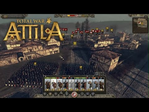 total war attila pc gameplay