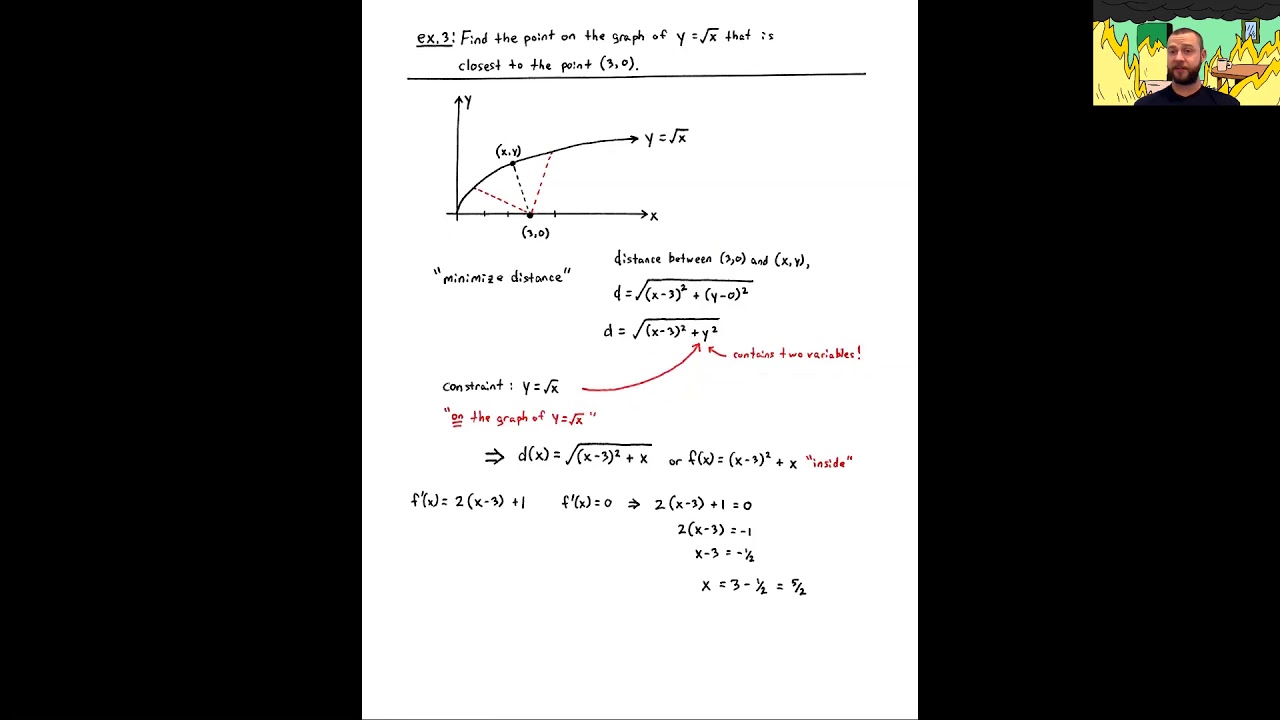 Optimization, part 2 (Calculus 1, Lecture 21)