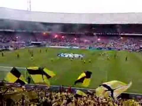 KNVB Bekerfinale Feyenoord - Roda JC Opkomst Spelers