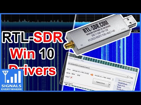RTL SDR Drivers On Windows 10 2019