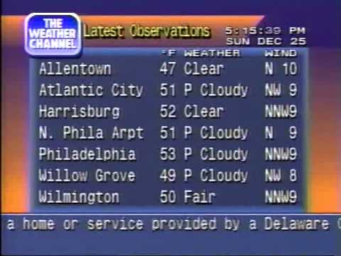 Wayback Playback - The Weather Channel - Dec 25 1994 - 2 Hours
