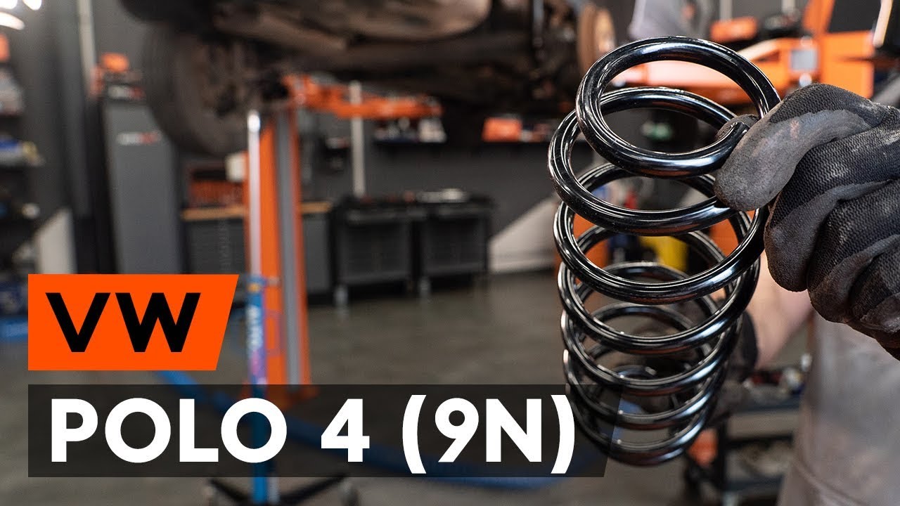 Comment changer : ressort de suspension arrière sur VW Polo 9N - Guide de remplacement