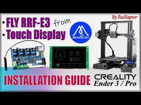 FLY RRF-E3 Board & Touch Display (MELLOW) - How To Install & Configure (CREALITY ENDER3)