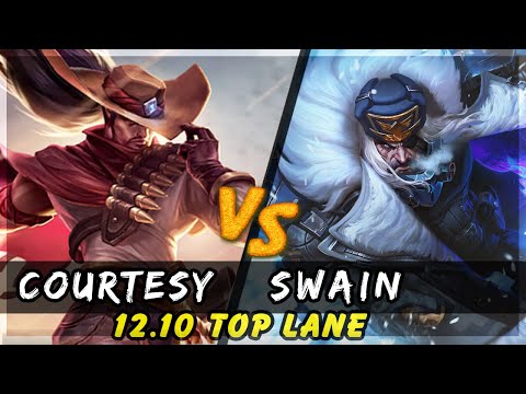 Courtesy - Yasuo vs Swain TOP Patch 12.10 - Yasuo Gameplay