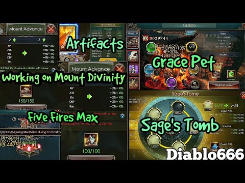 Diablo666 - Pet Grace - Sage's Tomb - Working on Mount Divinty - Legacy of Discord - Boost Video