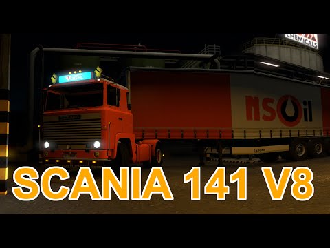 ETS2 Scania 141 V8, with 28ton in Norway