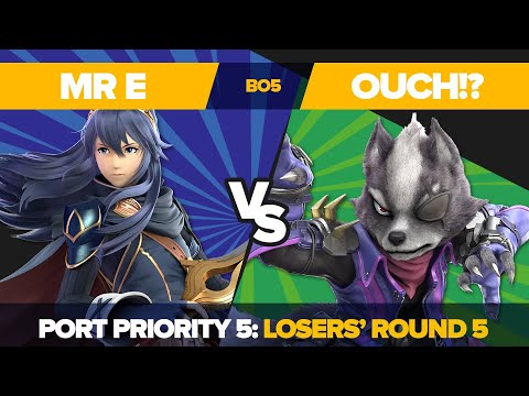 Mr E vs Ouch!? - Losers' Round 5: Ultimate Singles Top 64 - Port Priority 5 | Lucina vs Wolf