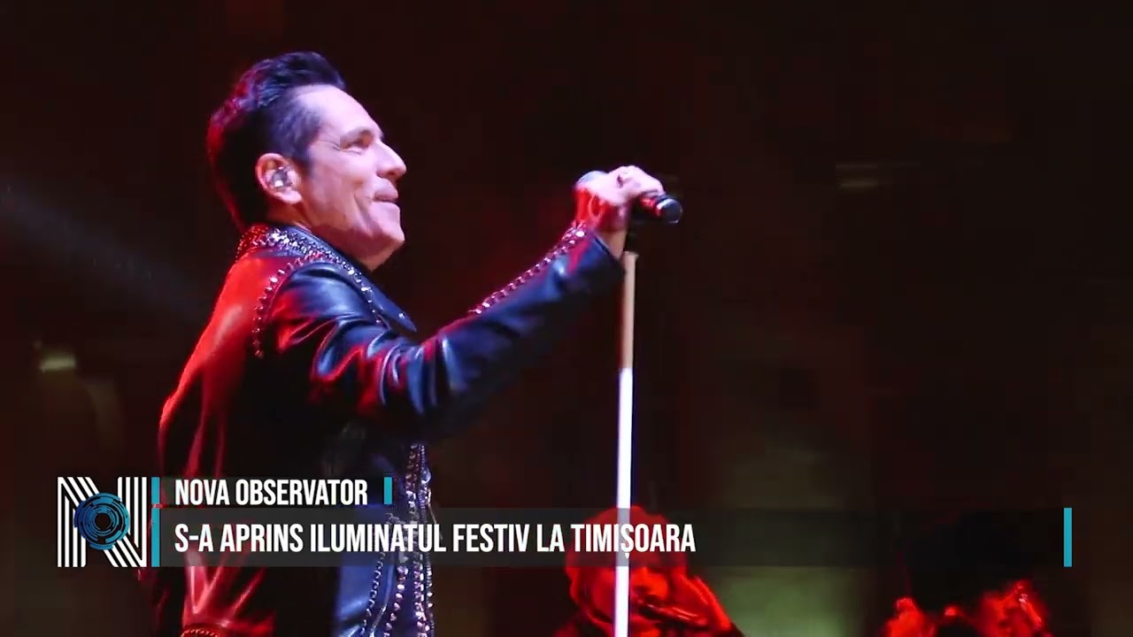 S-a aprins iluminatul festiv la Timișoara