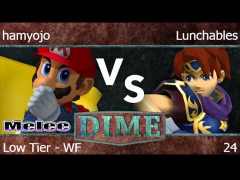 DIME 24 - FX | hamyojo (Mario) vs FX | Lunchables (Roy) Low Tier - WF - Melee