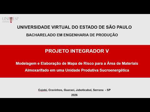 UNIVESP PROJETO INTEGRADOR V - ELABORAÇÃO DE MAPA DE RISCO 2026