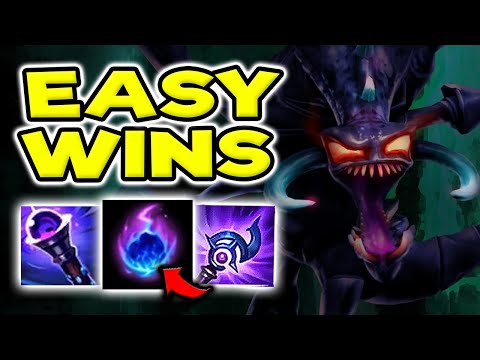EVERYBODY IS TERRIFIED OF FULL AP CHO'GATH TOP - S11 CHO'GATH TOP GAMEPLAY (Season 11 ChoGath Guide)