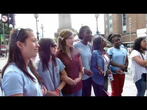Young People singing 