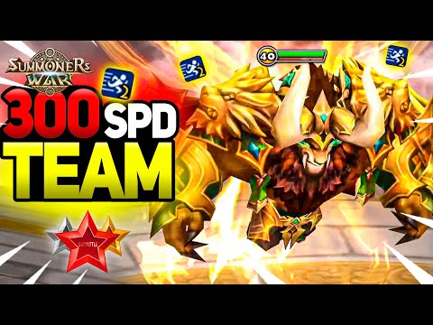 Full 300 SPD Team in Summoners War