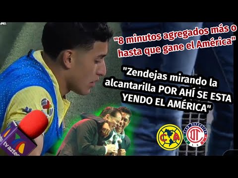 Martinoli and Campos mock America live | America vs. Toluca 2022 semifinal TV Azteca