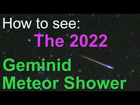 How to see the Geminids Meteor Shower 2022