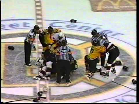 Mike Fisher vs Mike Knuble & Zdeno Chara vs Hal Gill