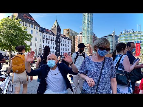 Oslo Norway central walk 🇳🇴 The tiger - Christian Frederiks plass