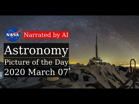 APOD: 2020-03-07 - Pic du Midi Panorama (Narrated by Emma)