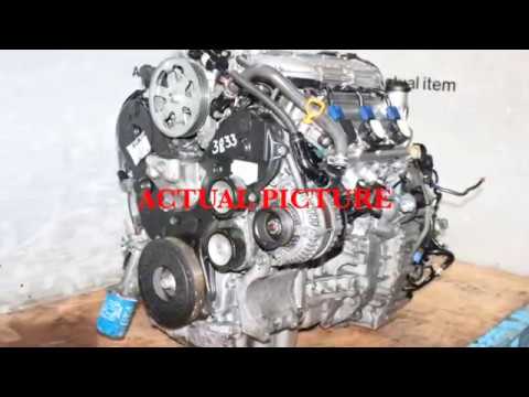 JDM J35A 3.5L I-VTEC MOTOR FOR PILOT, MDX LONG BLOCK ENGINE: video still